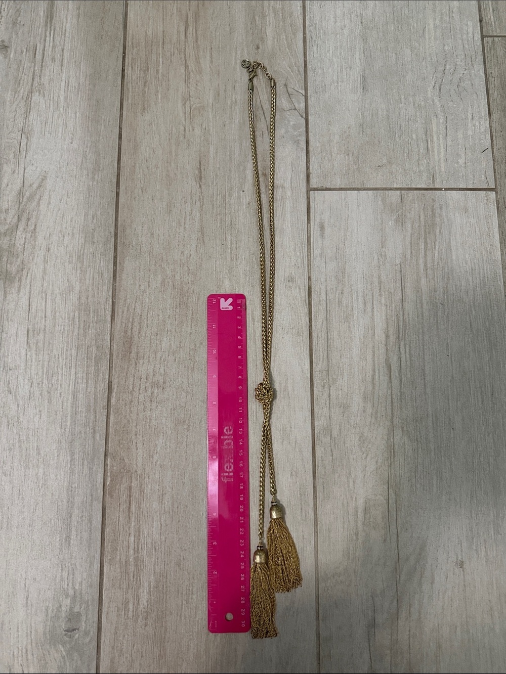 Lilly Pulitzer Gold Tassel Lariat Necklace - Picture 4 of 4
